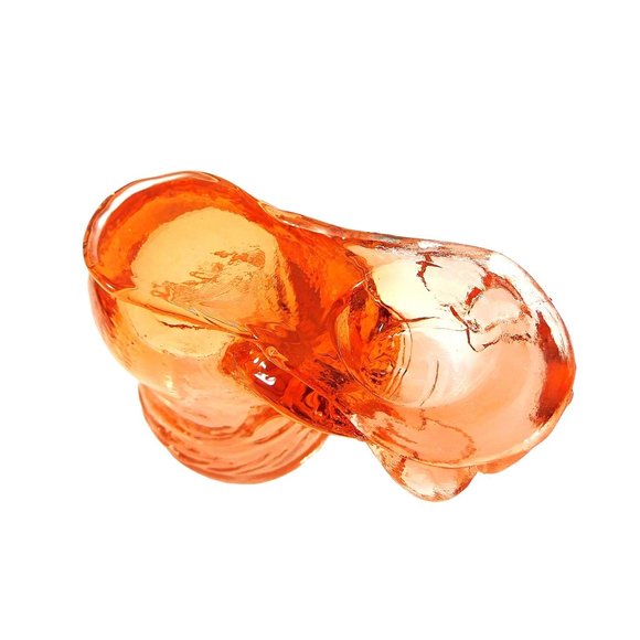 Vintage Pink Glass Baby Shoe / Boot Toothpick Holder Degenhart - Picture 4 of 5